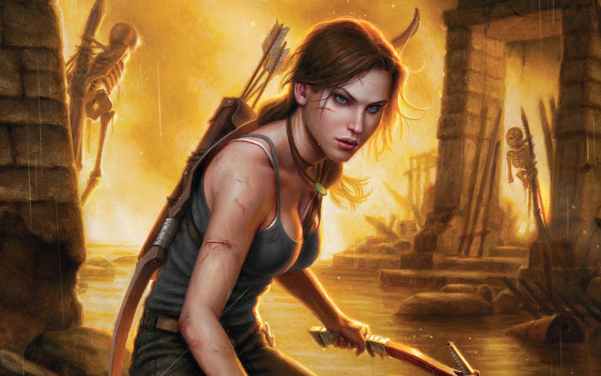 Lara Croft, Women, Tomb Raider, Video games Wallpaper