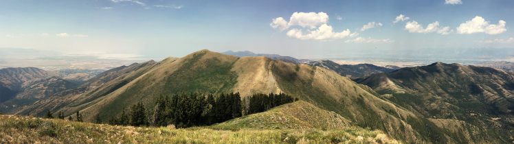 mountains, Landscape, Dual monitors, Utah HD Wallpaper Desktop Background