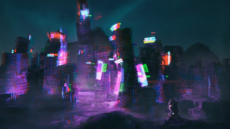 Science Fiction Futuristic Futuristic City Ruin Ruins