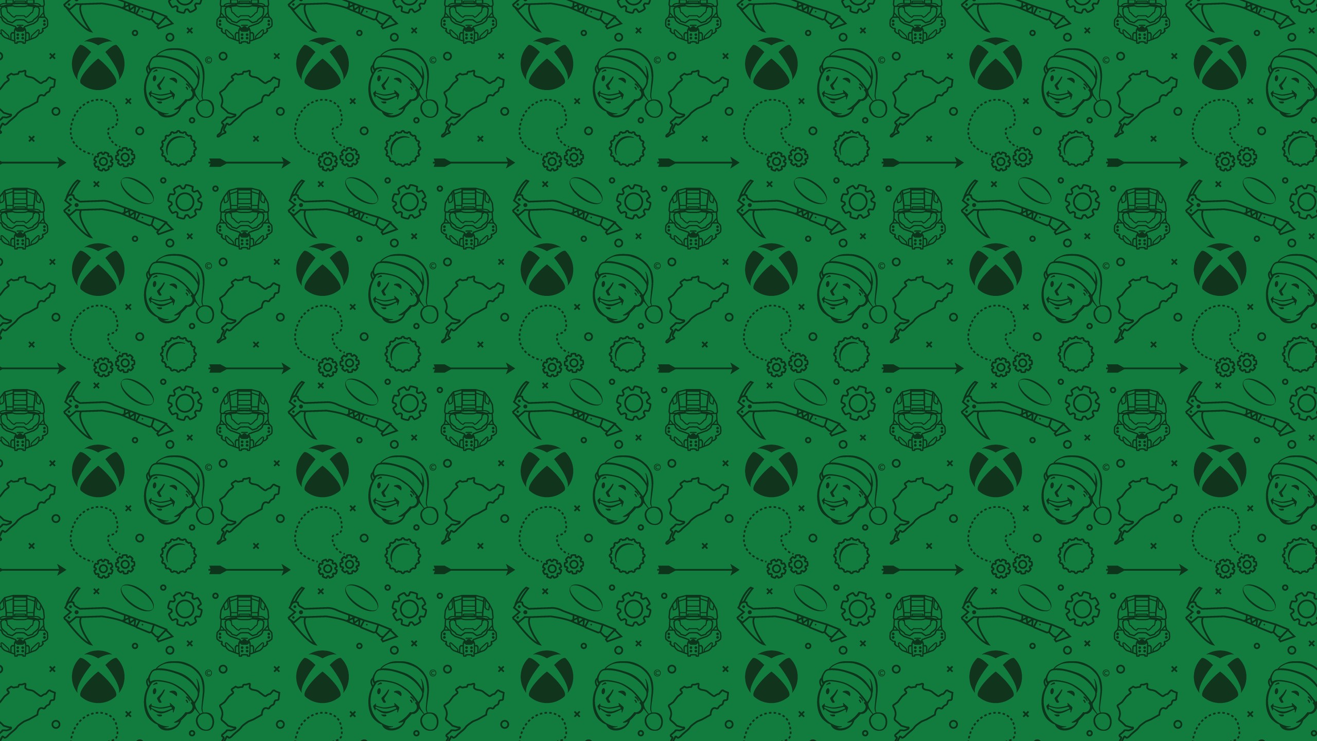 video games, Xbox, Logo, Pip Boy Wallpaper