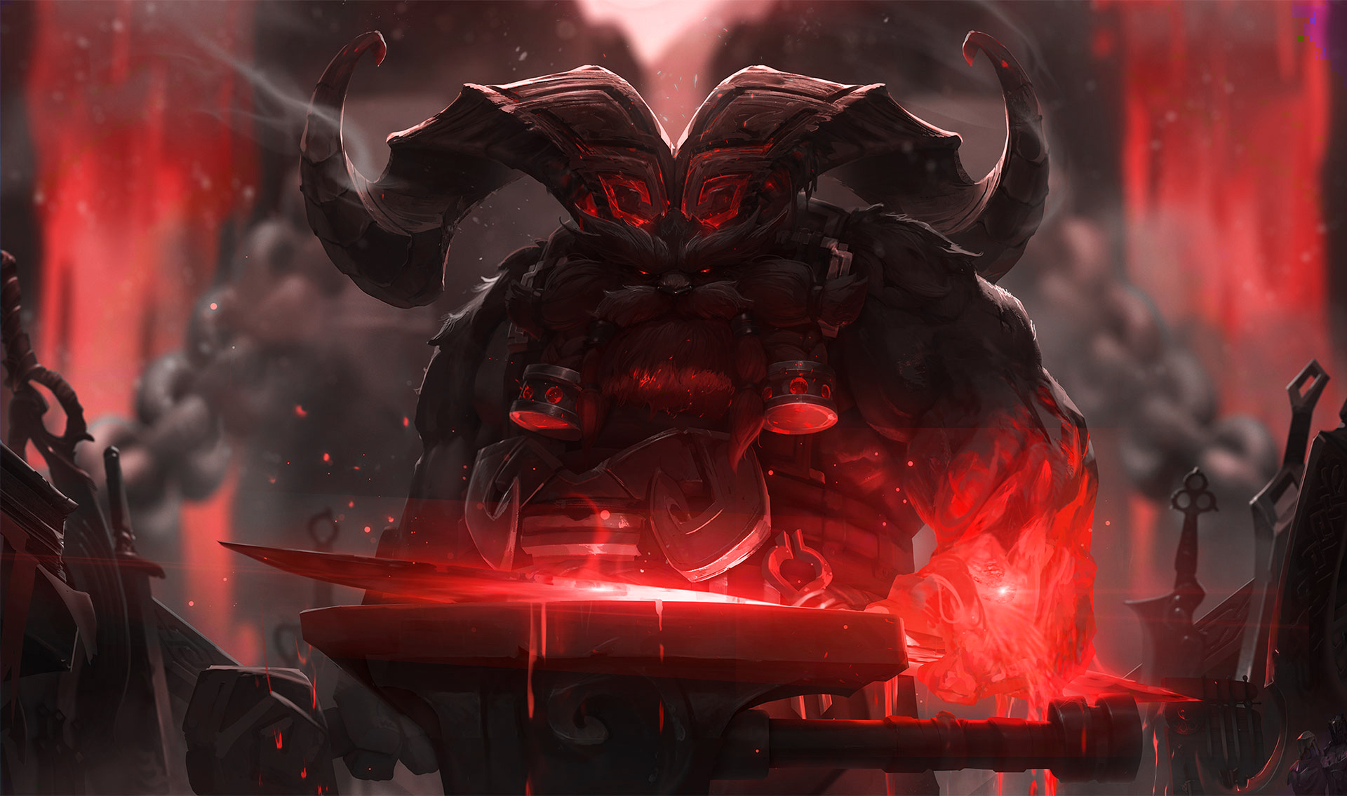 Ornn (League Of Legends), Summoners Rift, Firefight Wallpaper