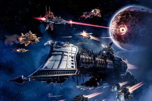 spaceship, Warhammer 40, 000, Battlefleet gothic, Battlefleet Gothic: Armada