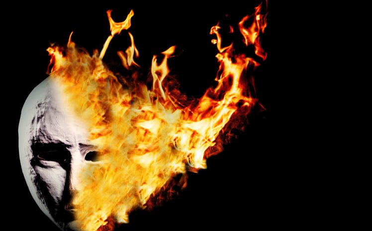 mask, Fire HD Wallpaper Desktop Background