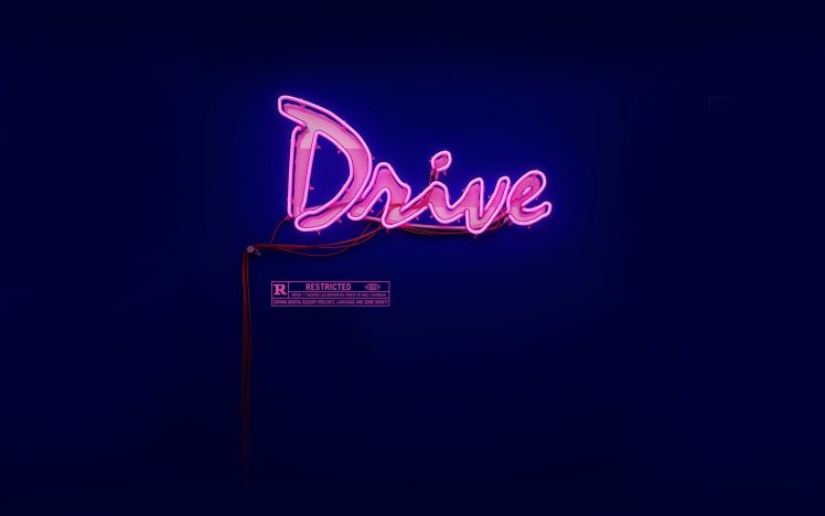 Drive, Neon HD Wallpaper Desktop Background