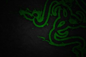 Razer, Green, Gaming Series, Snake, Logo, Leather