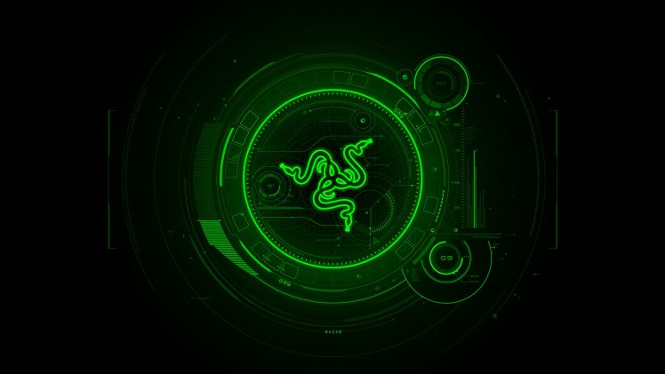 Razer, Green, Gaming Series, Snake, Logo HD Wallpaper Desktop Background