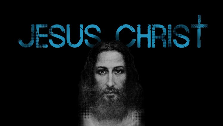 face, Jesus Christ, Black, Shroud, Cross, Artwork, Religious HD Wallpaper Desktop Background