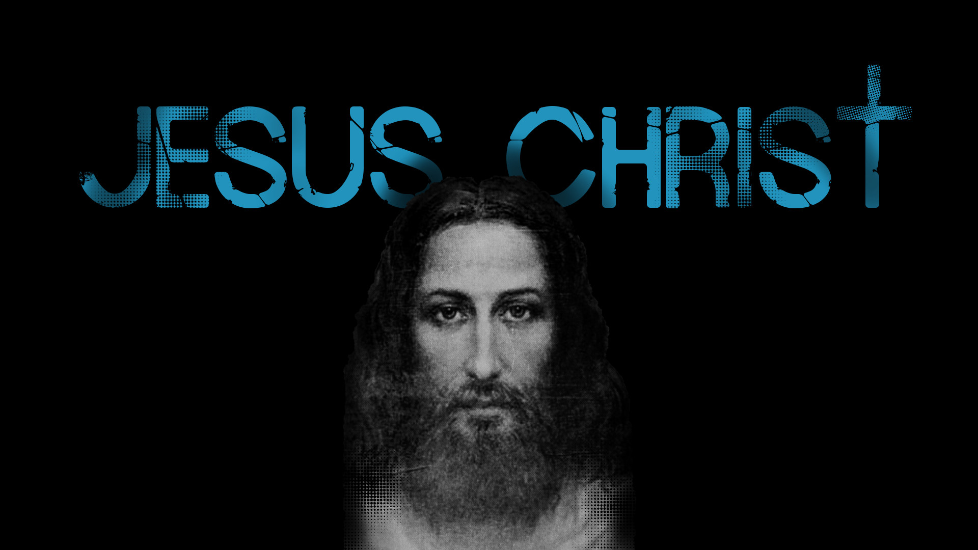face, Jesus Christ, Black, Shroud, Cross, Artwork, Religious Wallpaper