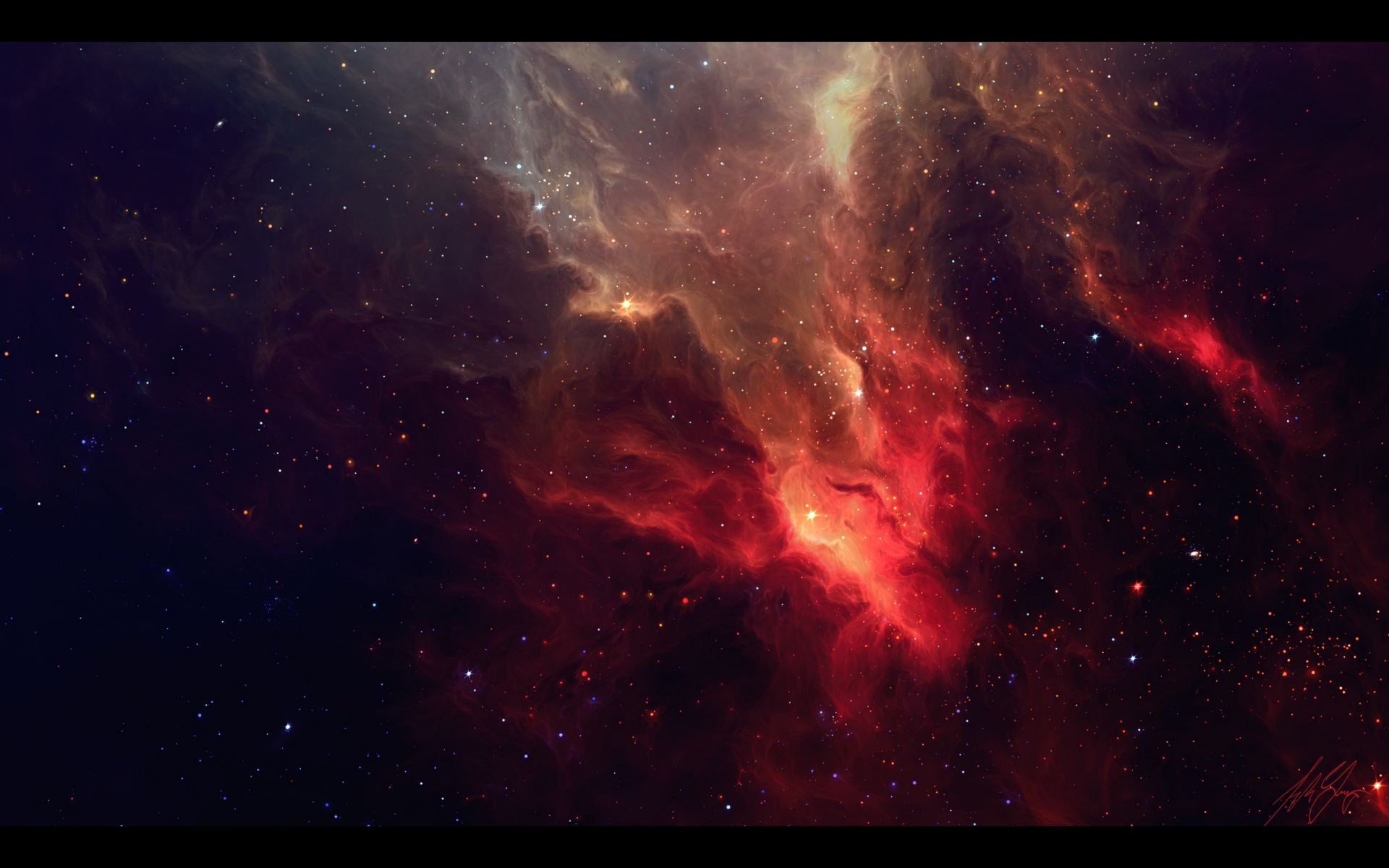 TylerCreatesWorlds, Space, Nebula Wallpaper