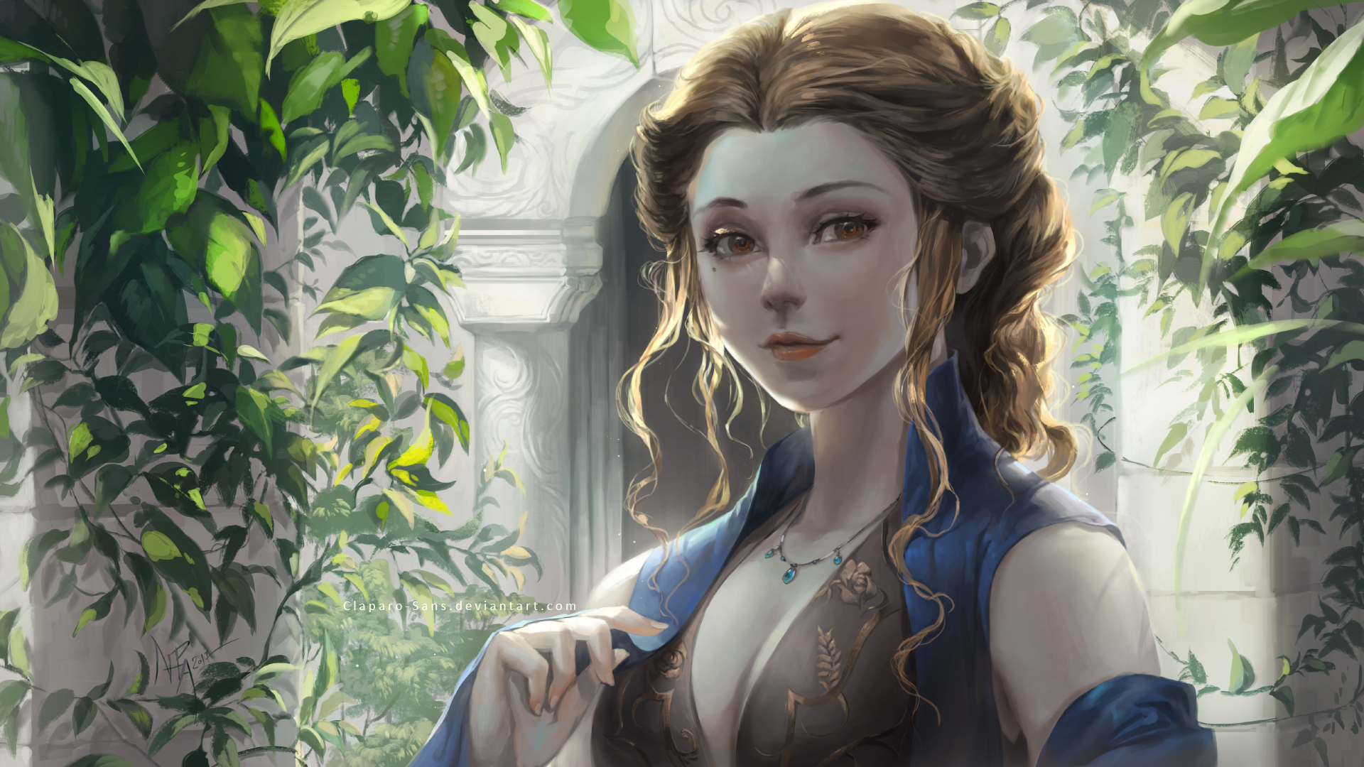 Margaery Tyrell, Game of Thrones, A Song of Ice and Fire, Artwork, Necklace Wallpaper