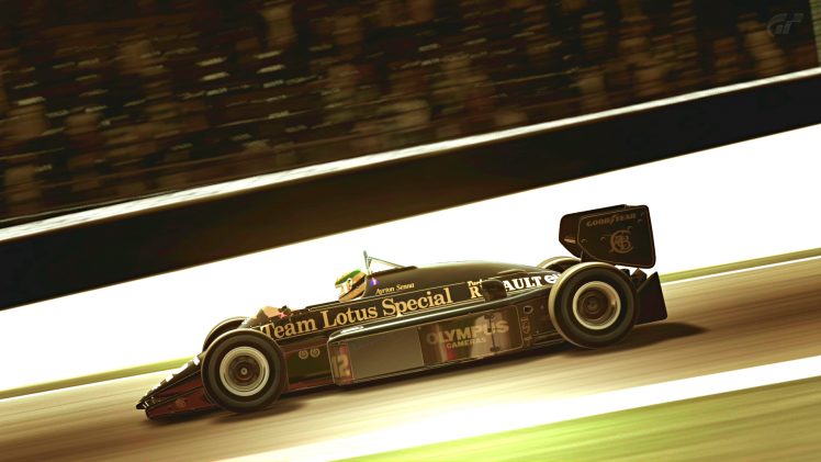 Ayrton Senna, Lotus, Gran Turismo 6, Formula 1 HD Wallpaper Desktop Background