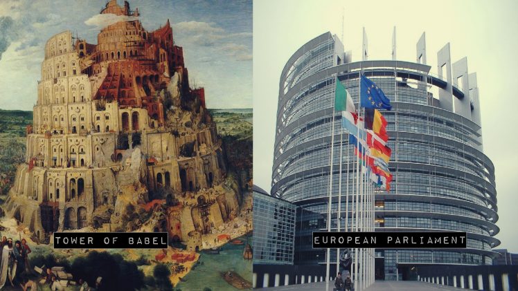 Tower of Babel, European Union HD Wallpaper Desktop Background