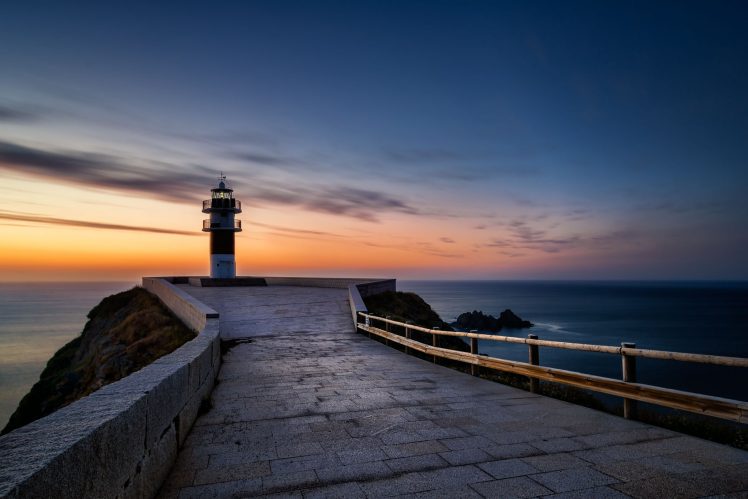 lighthouse, Sky, Blue, Sea HD Wallpaper Desktop Background