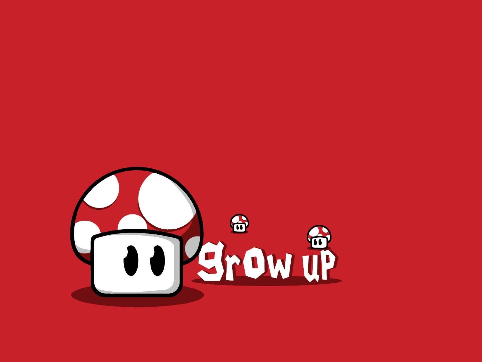 red, Red background, Video games, Super Mario, Humor Wallpaper