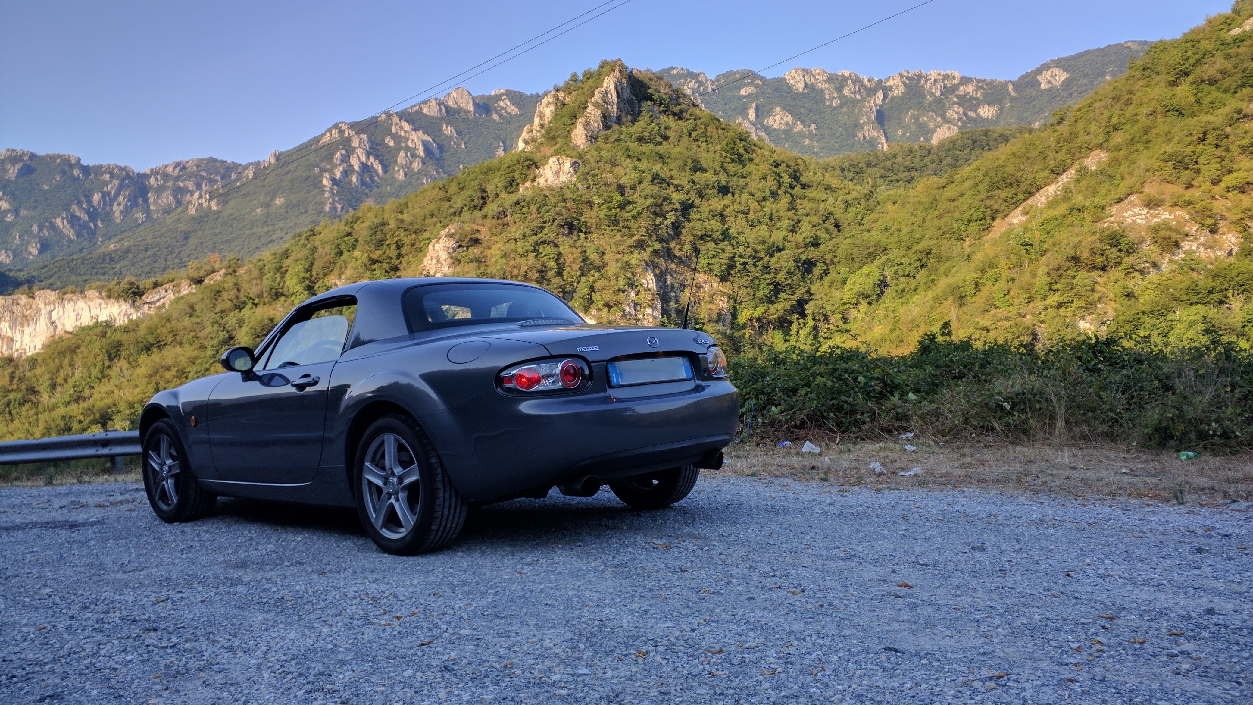 Italy, Liguria, Mazda MX 5, Nature, Landscape Wallpaper
