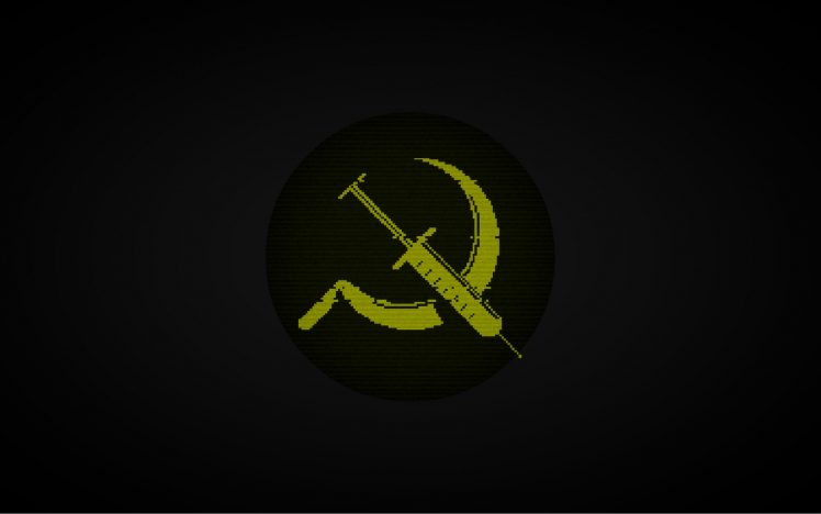 black background, USSR, Minimalism, Video games, Pixels, Mother Russia Bleeds HD Wallpaper Desktop Background