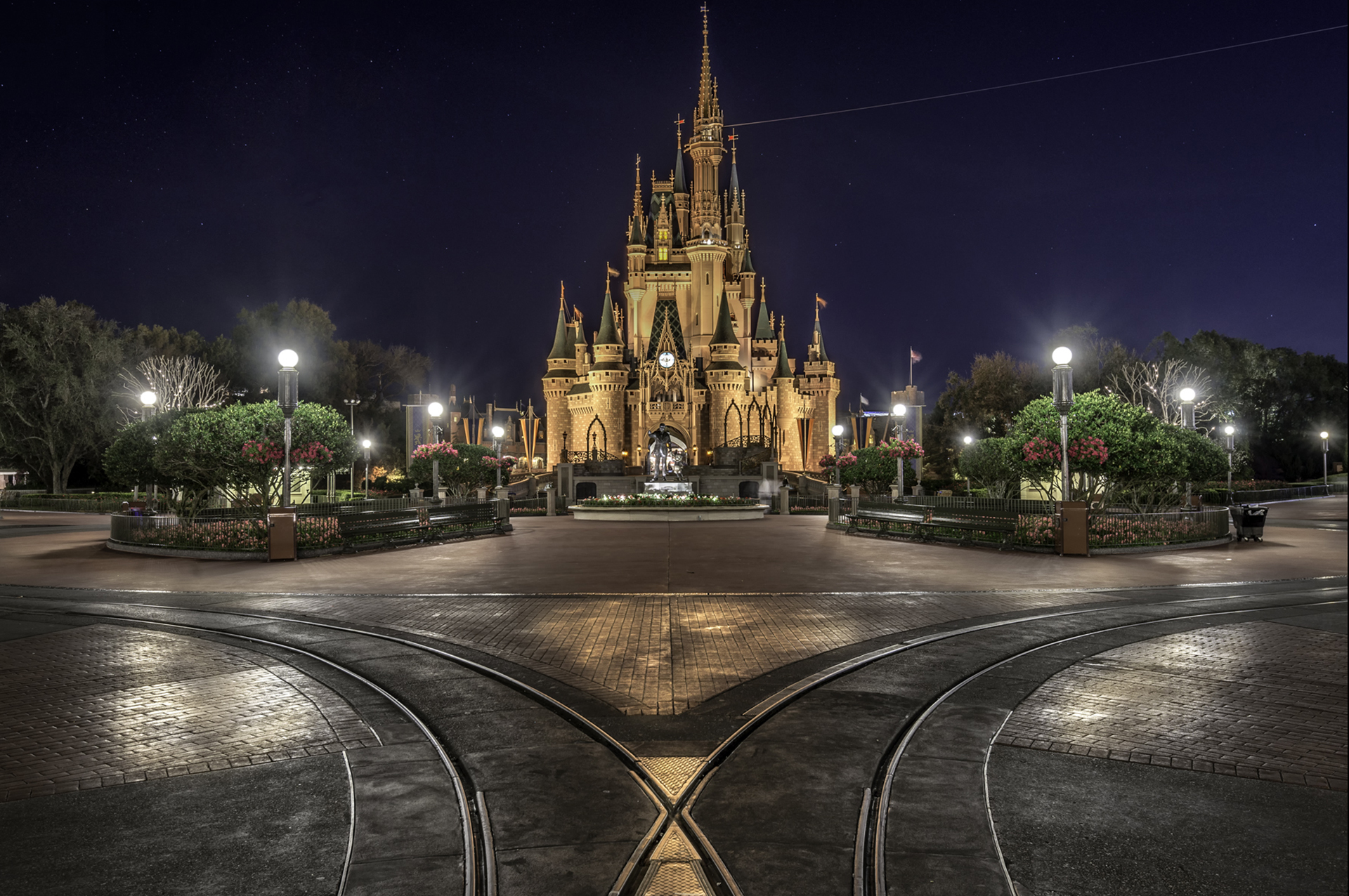 Disneyland, Night Wallpaper