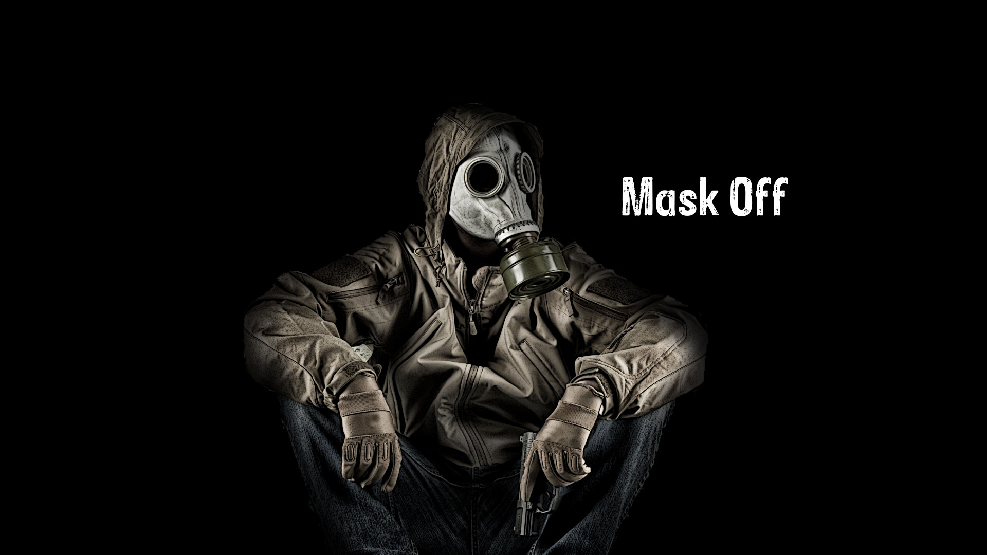face, Mask, Black Wallpaper