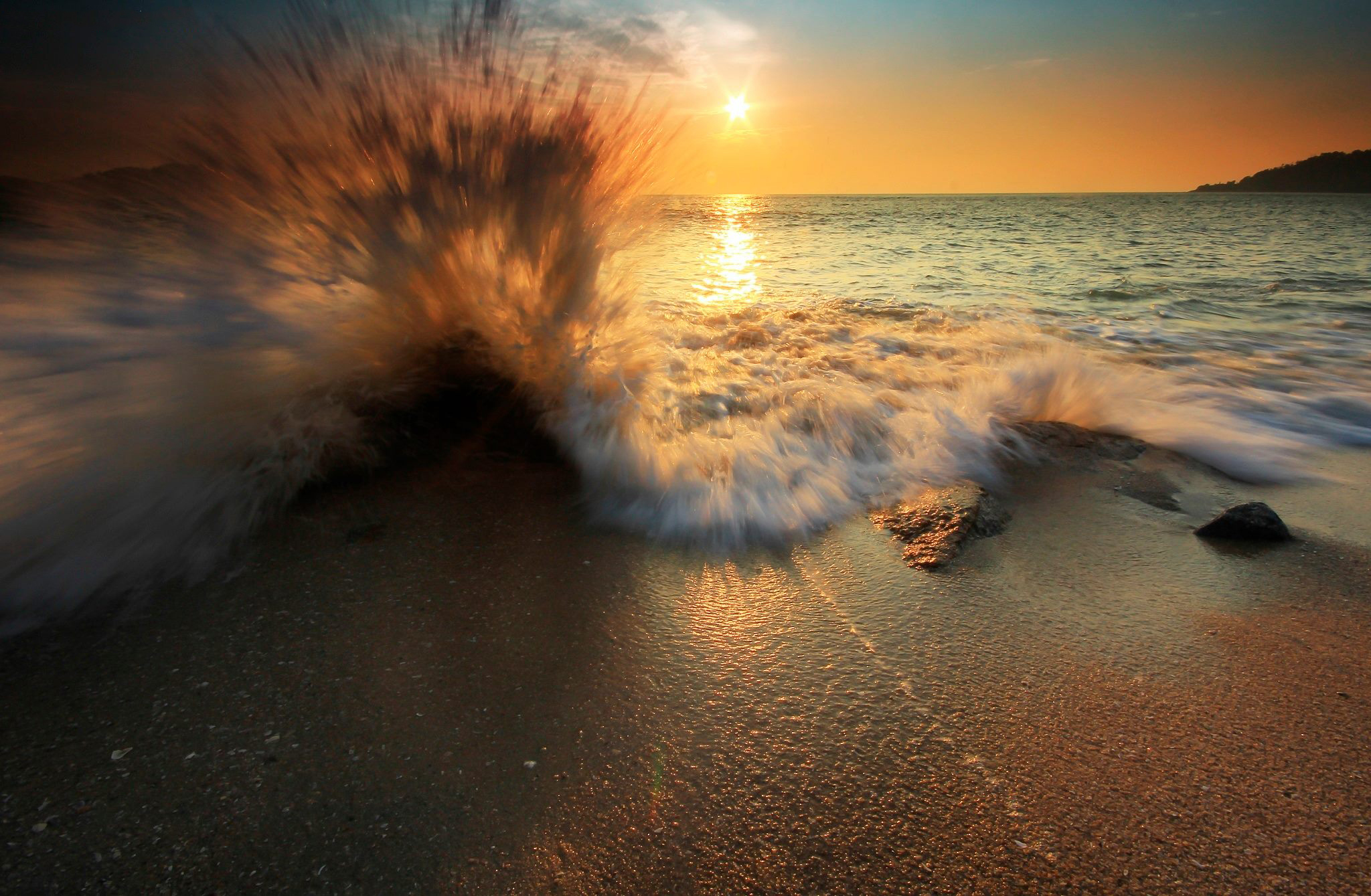 sunlight, Sky, Nature, Sea Wallpaper