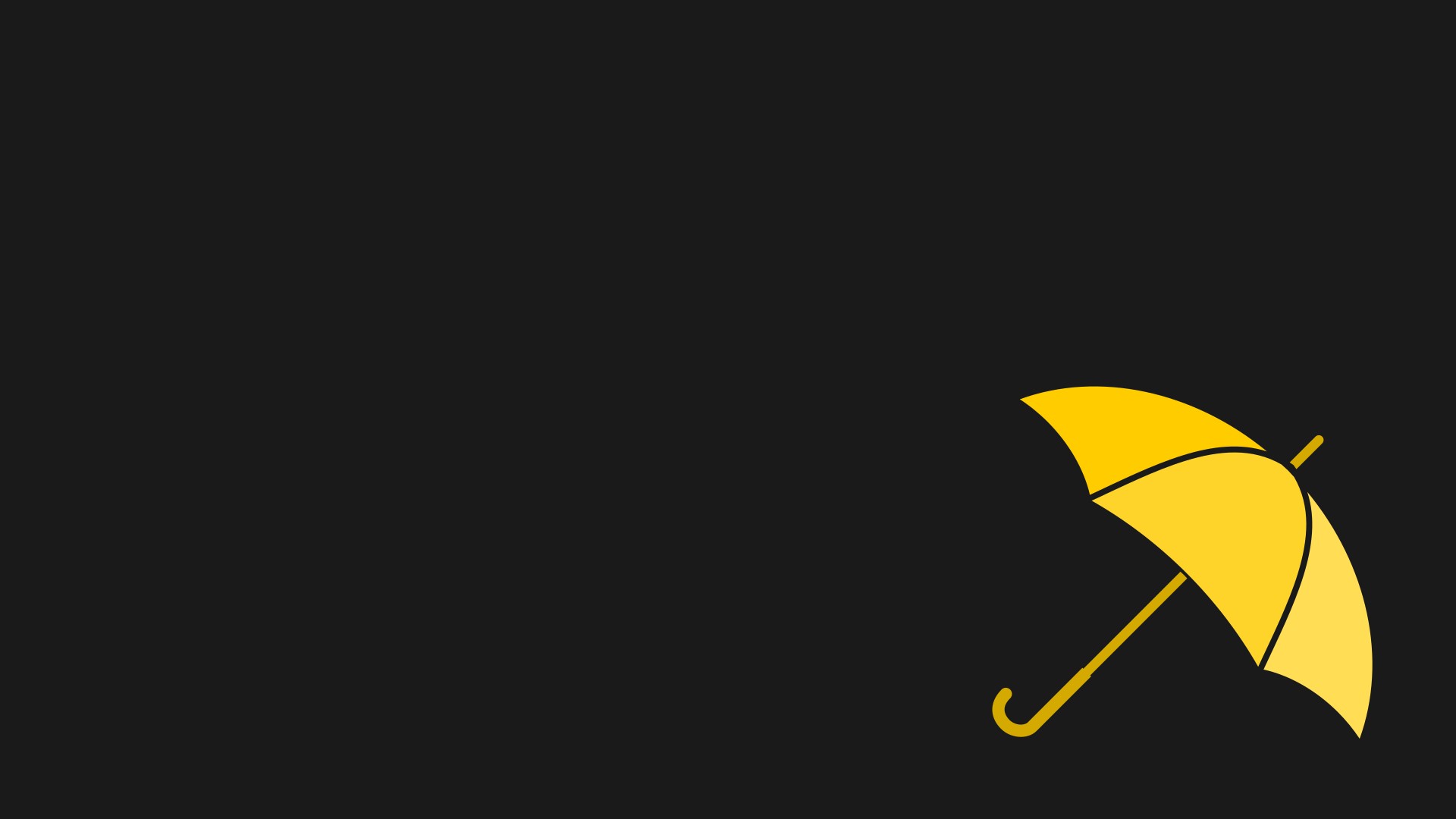 Ted Mosby, Barney Stinson, How I Met Your Mother, Umbrella, Yellow Umbrella Wallpaper