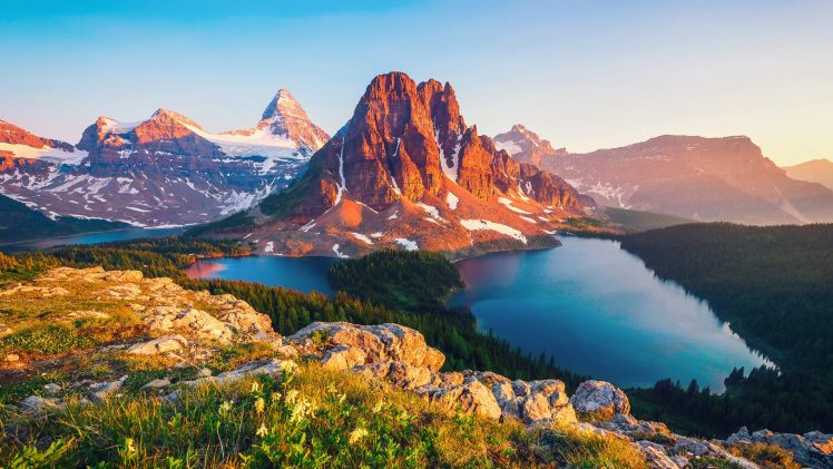 photography, Mountains, Lake HD Wallpaper Desktop Background