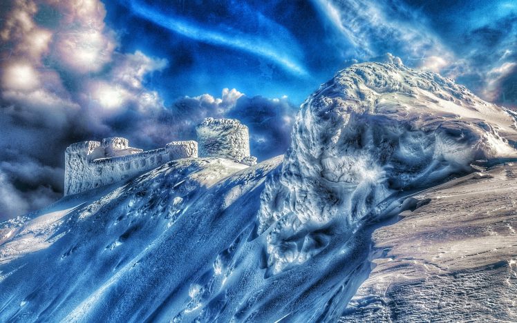 nature, Snow, Carpathian National Nature Park HD Wallpaper Desktop Background