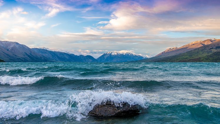landscape, Ultra HD, Sea, Waves