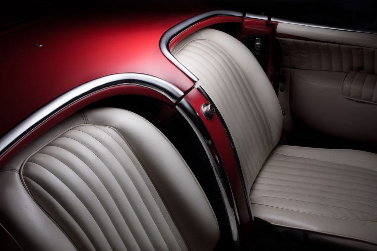 car interior, Red, 1954 (Year), Car, Corvette HD Wallpaper Desktop Background