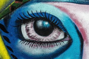 eyes, Eyelashes, Colorful, Artwork, Graffiti, Wall