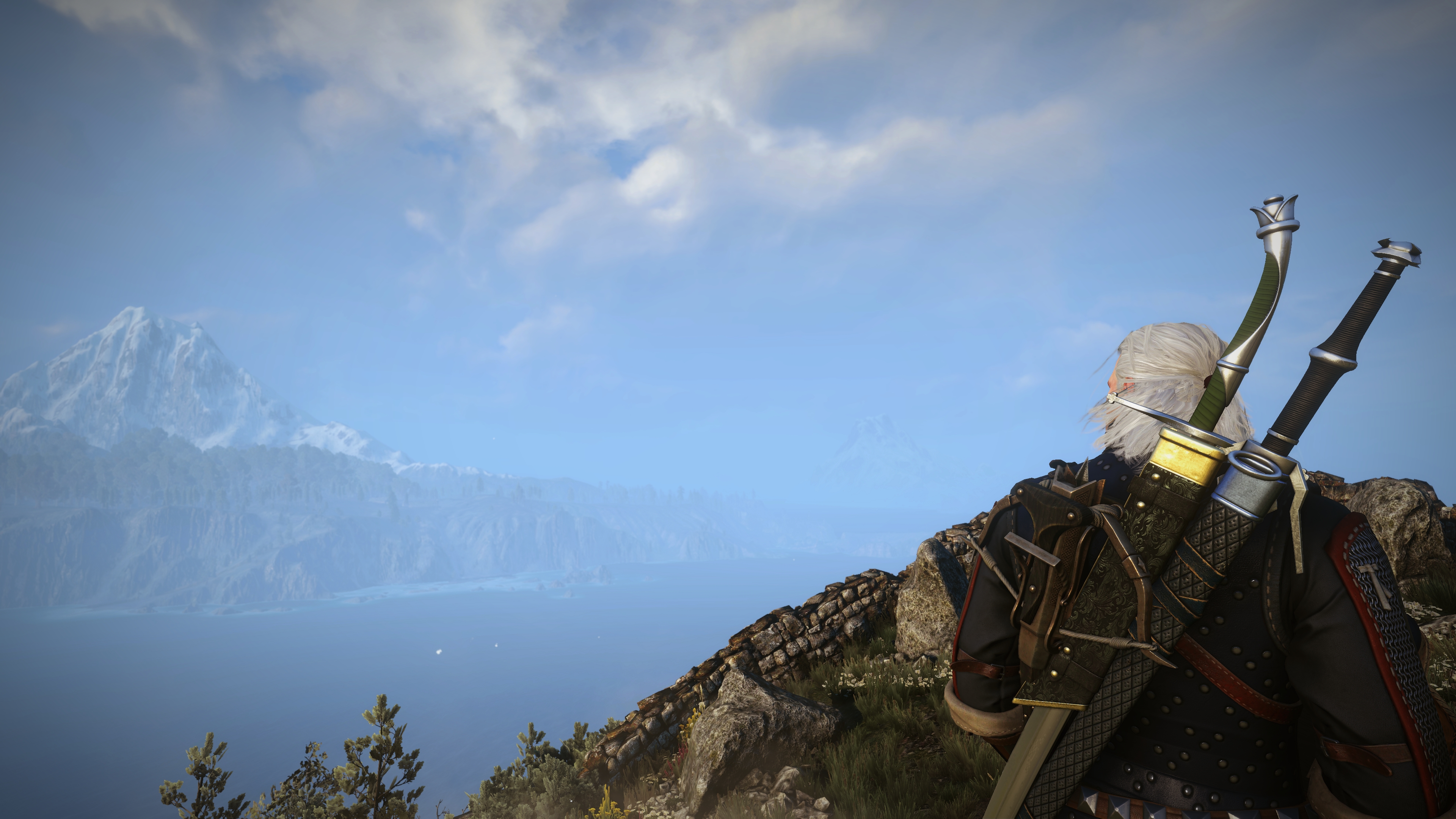 Geralt of Rivia, The Witcher 3: Wild Hunt, Noonwraith, Screen shot, The Witcher Wallpaper