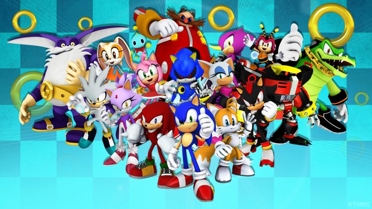 Tails (character), Sonic, Sonic the Hedgehog, Sega, Video games, Knuckles, Metal Sonic HD Wallpaper Desktop Background