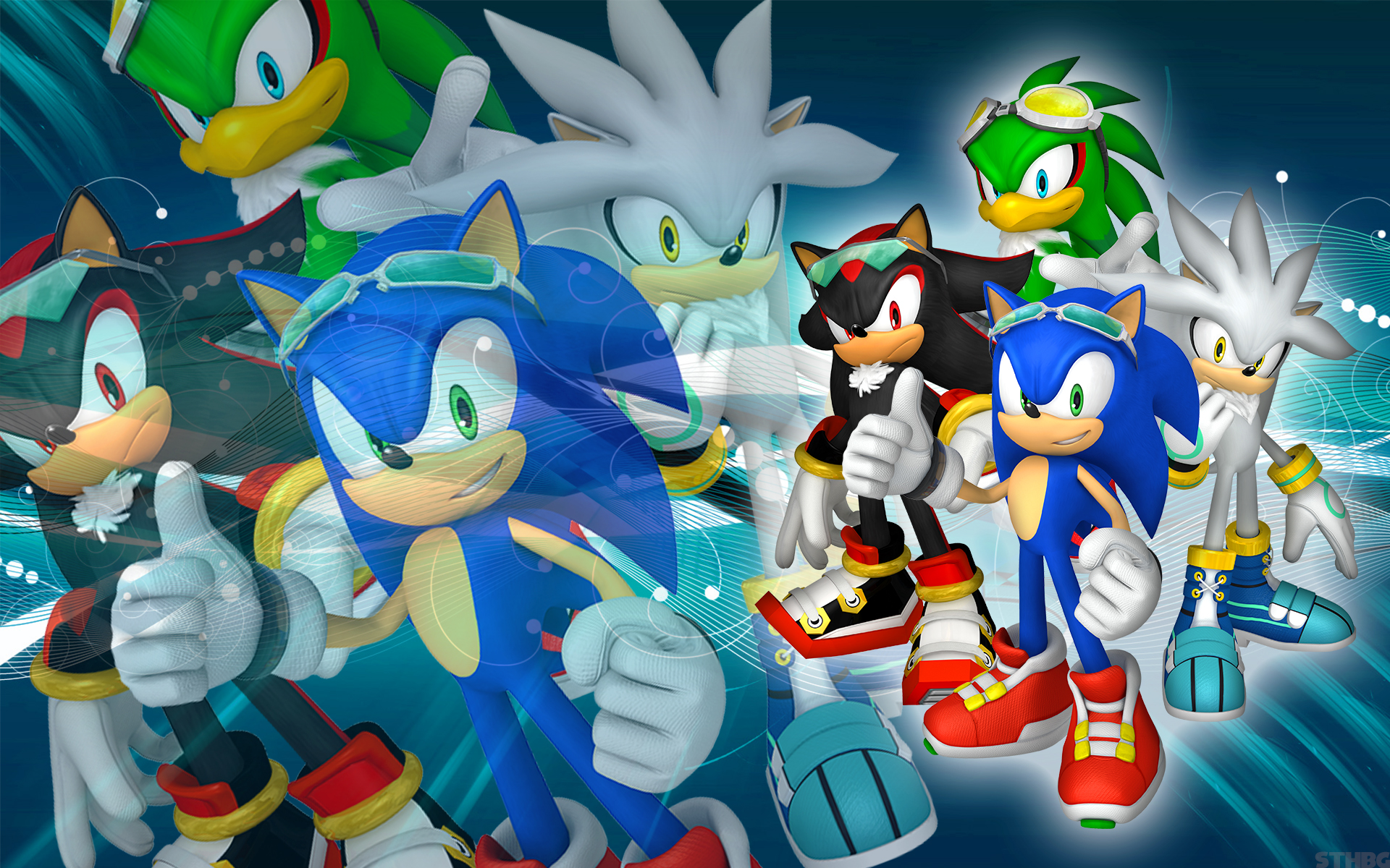 Sonic, Sonic the Hedgehog, Sega, Video games Wallpaper