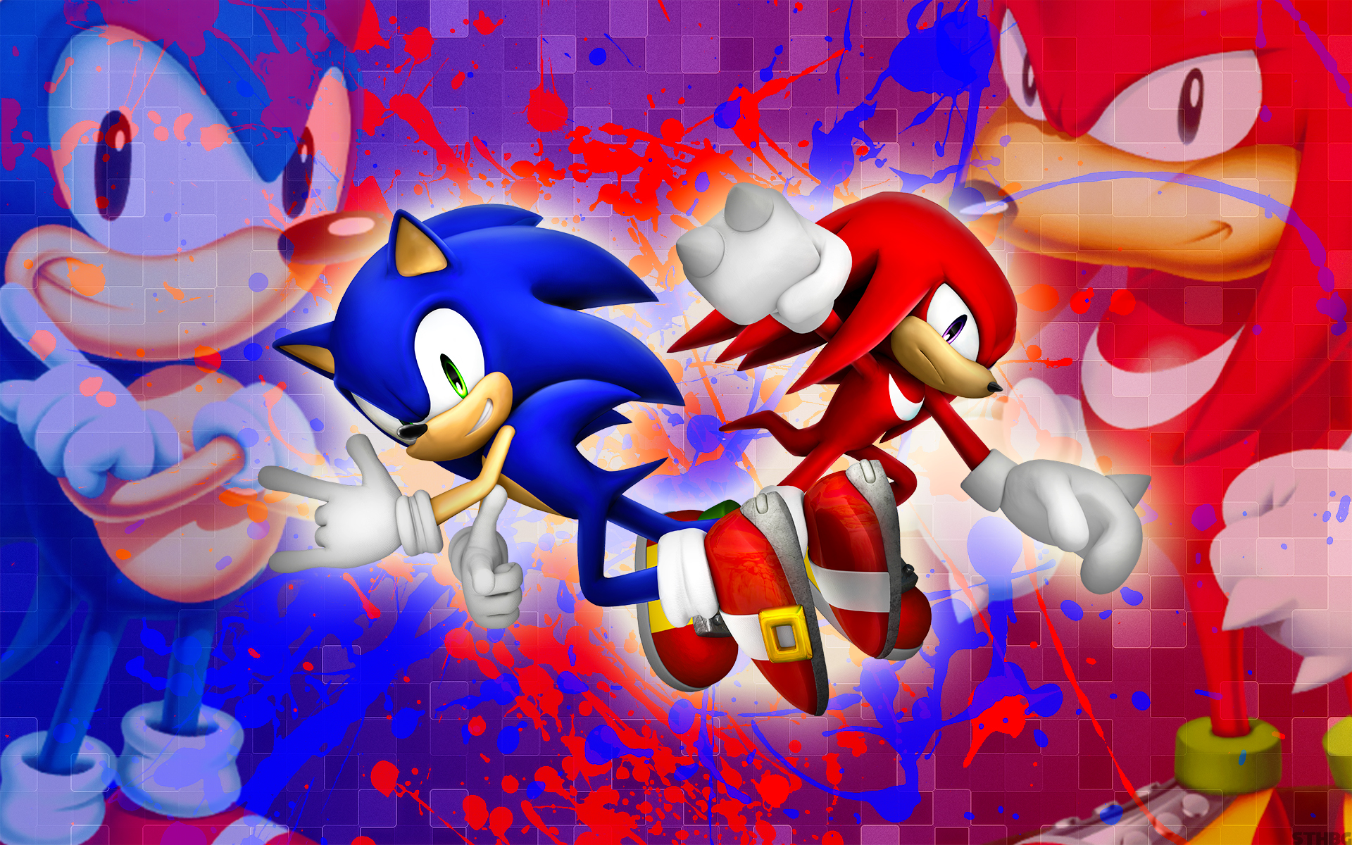 Sonic, Sonic the Hedgehog, Knuckles, Video games, Sega Wallpapers HD / Desk...