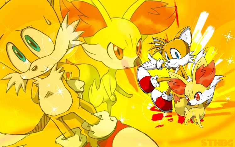 Tails (character), Sonic, Sonic the Hedgehog, Pokémon, Sega, Nintendo, Video games HD Wallpaper Desktop Background
