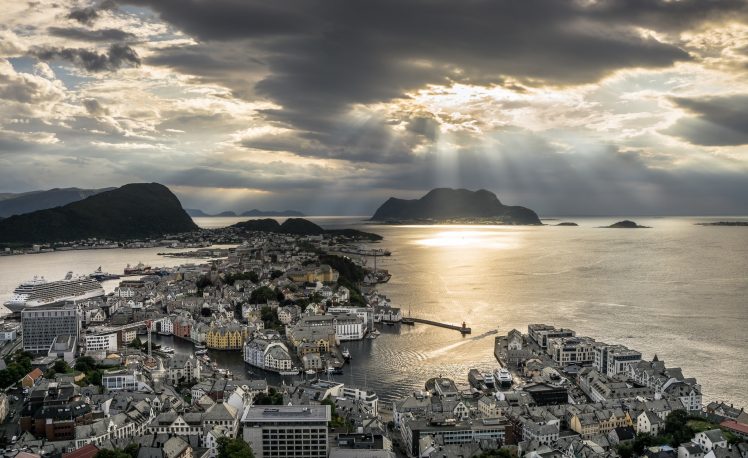 Norway, Sky, Cityscape HD Wallpaper Desktop Background