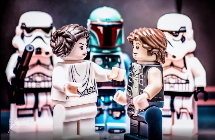 Han Solo, Boba Fett, Princess Leia, Stormtrooper, Toys, LEGO, Star Wars HD Wallpaper Desktop Background