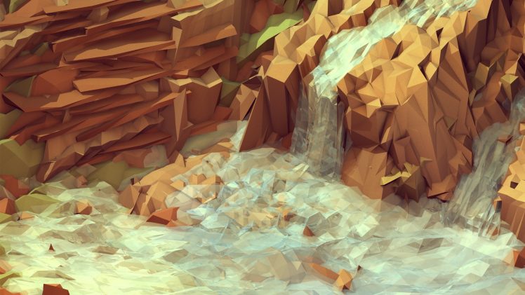 mountains, Rocks, Rock, Digital art HD Wallpaper Desktop Background