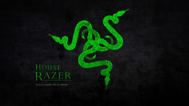 Razer Inc., Razer, Logo, Snake, Gaming Series, Green HD Wallpaper Desktop Background