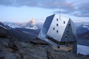 nature, Landscape, Mountains, Building, Modern, Architecture, Switzerland, Swiss Alps, Matterhorn, Clouds, Rock, Snowy peak