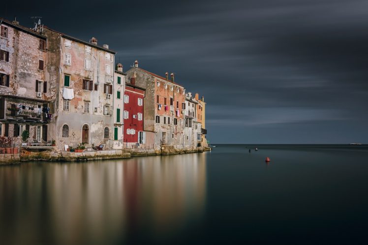 Croatia, Sky, Town, Water HD Wallpaper Desktop Background
