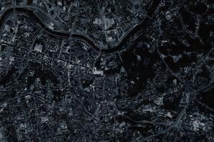 dark, City, Blue, Vilnius, Aerial view, Lithuania