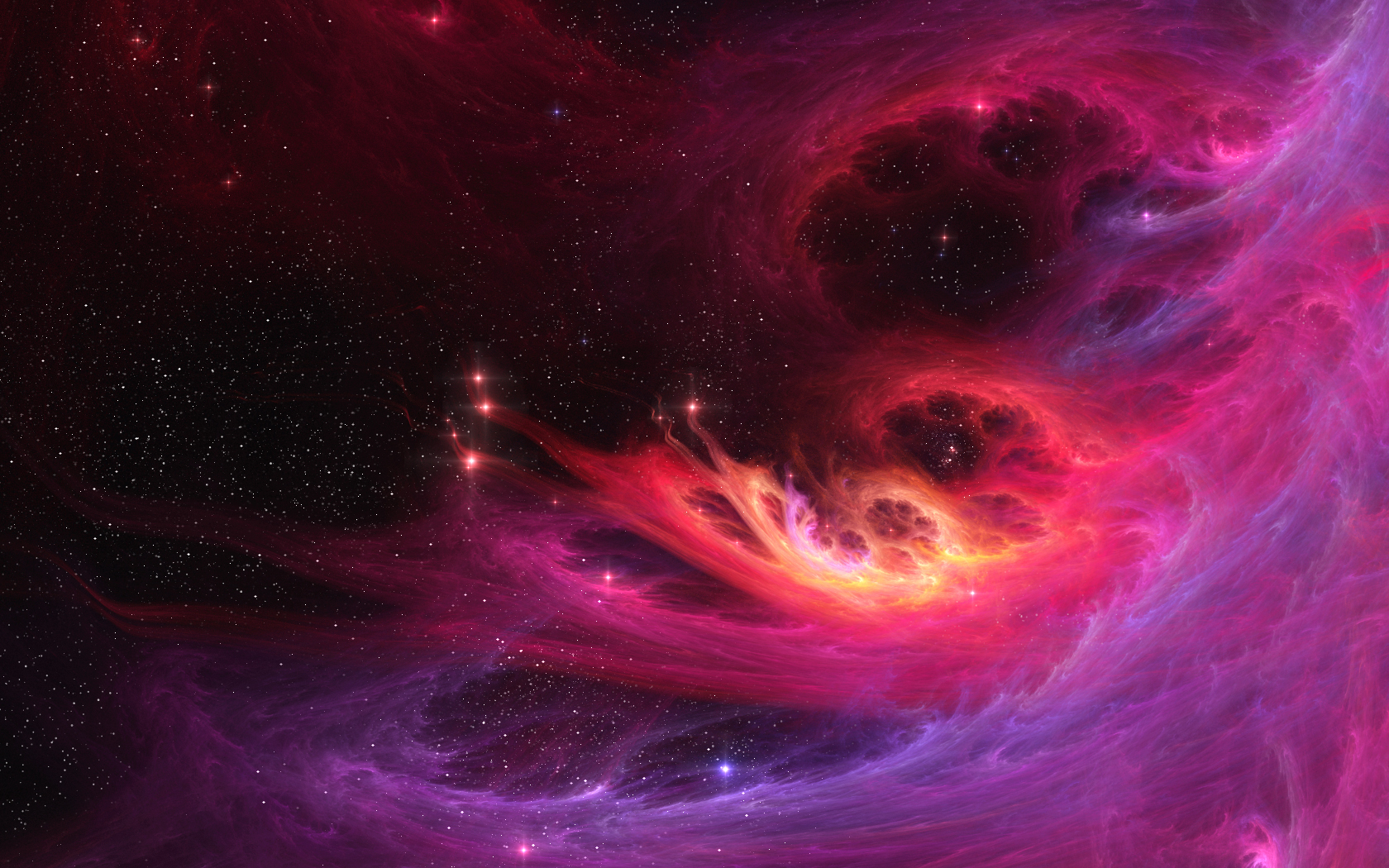 space, Stars, Colorful, Digital art, 3D Wallpaper
