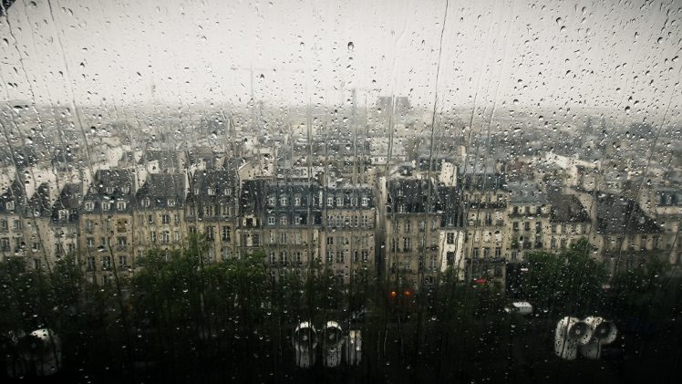 window, Rain, Cityscape HD Wallpaper Desktop Background