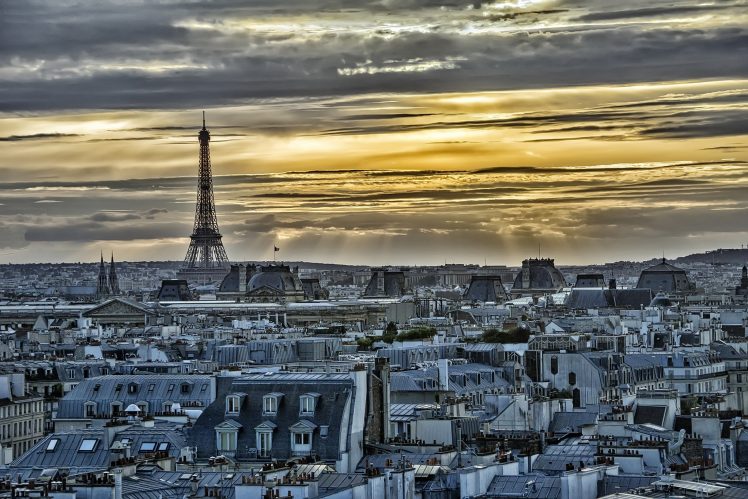 cityscape, Sky, Paris, Eiffel Tower, France HD Wallpaper Desktop Background