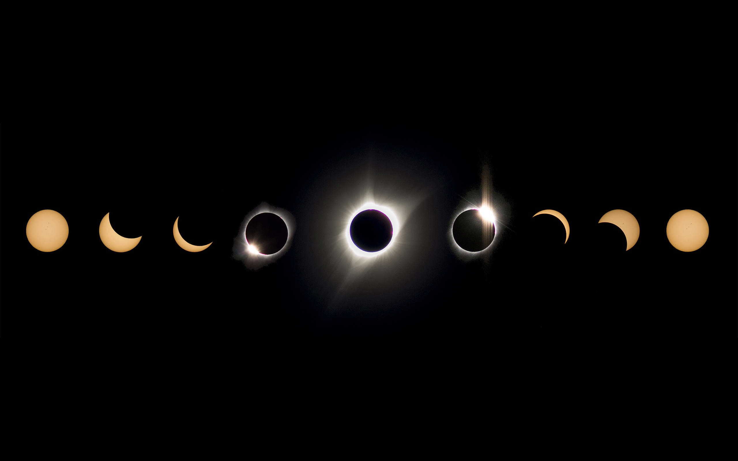 eclipse Space Moon  Sun rays Sun Wallpapers  HD  
