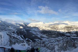 mountains, Snow, Snowboard, Landscape