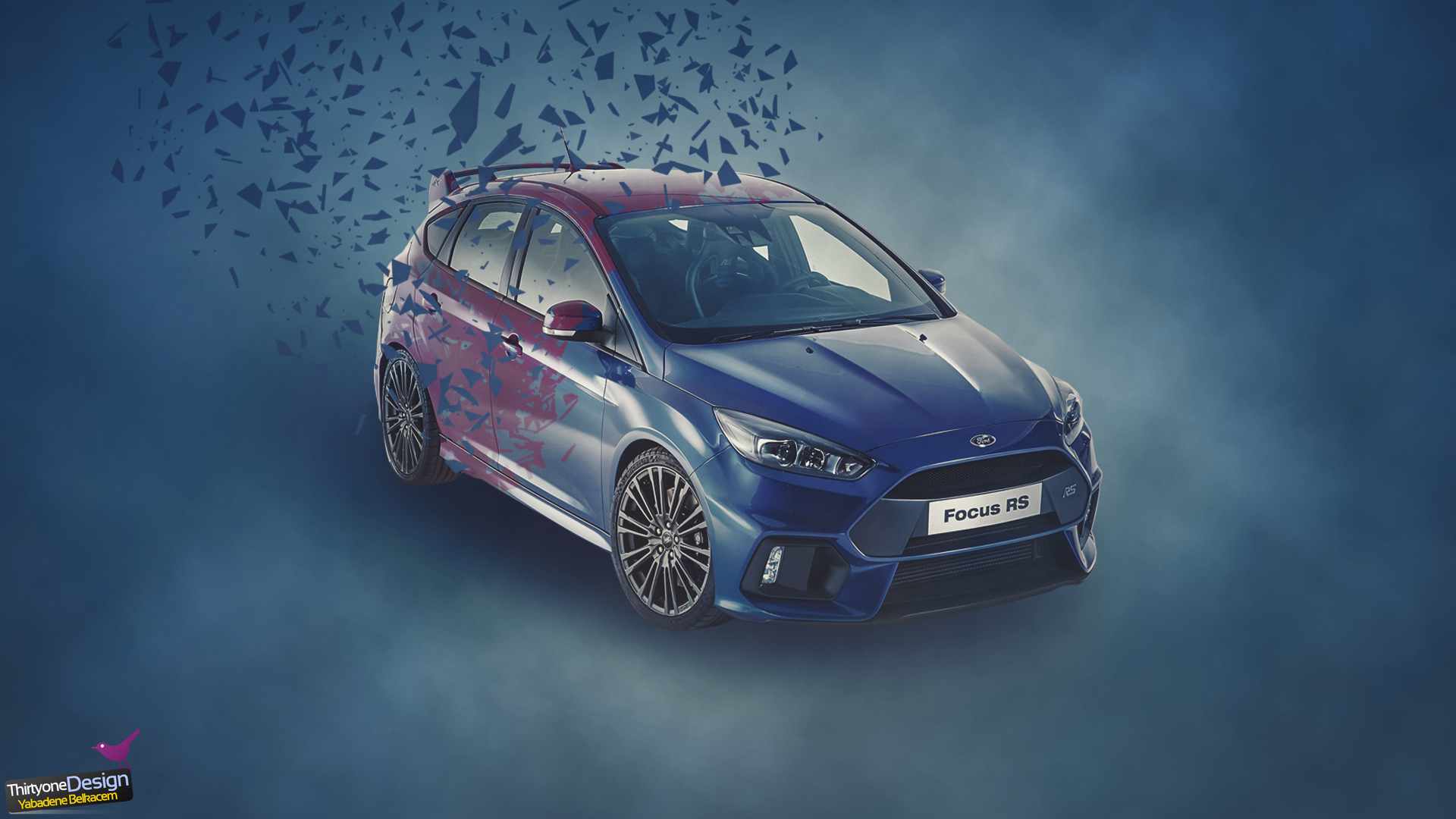 car, Ford USA, Dispersion, Ford Focus RS, Focus RS Wallpaper