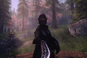 women, The Elder Scrolls V: Skyrim, Armor, RPG, Sword