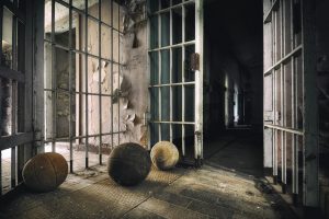 old, Ruin, Prison, Balls