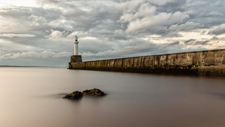 lighthouse, Sea, Sky HD Wallpaper Desktop Background